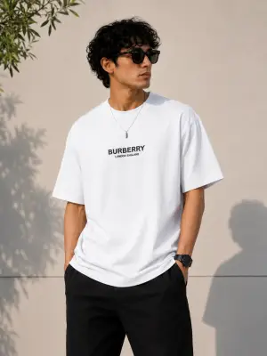 Burberry | White Drop Shoulder