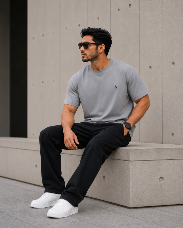 Ralphlauren | Silver Gray Drop Shoulder