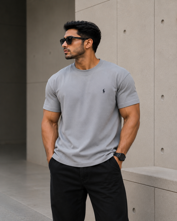 Ralphlauren | Silver Gray Drop Shoulder