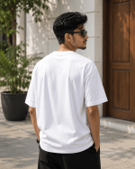 Boss | White Drop Shoulder